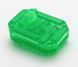 Міні-мастурбатор Tenga UNI Emerald, смарагдовий (з прямокутними виступами) картинка 1