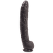 Фаллоимитатор реалистичный Doc Johnson Dick Rambone Cock Black (диаметр 6 см, длина 42 см) картинка 1