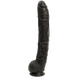 Фаллоимитатор реалистичный Doc Johnson Dick Rambone Cock Black (диаметр 6 см, длина 42 см) картинка 5