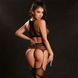 Костюм-сітка: топ та стокінги JSY &laquo;Твоя Луїза&raquo; Black One Size картинка 2