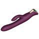 Вібратор - кролик з пульсацією та підігрівом Zalo Mose Velvet Purple (діаметр 3,7 см) зображення