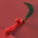 Вібратор-кролик з флогером LOCKINK SEVANDA Whip Vibrating Massage Wand Red&Green картинка 14