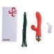 Вібратор-кролик з флогером LOCKINK SEVANDA Whip Vibrating Massage Wand Red&Green картинка 2