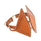 Маска на очі шкіряна LOCKINK Vixen Blindfold Brown Set зображення