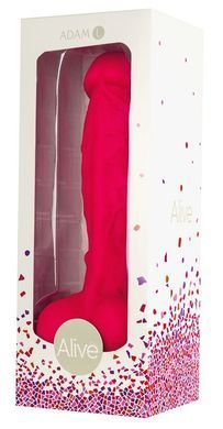 Фаллоимитатор реалистичный Alive Adam Pink L (диаметр 4 см, длина 21 см) картинка