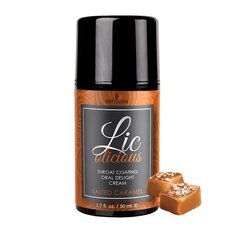 Гель для мінету Sensuva Lic-o-licious Salted Caramel, солона карамель (50 мл) зображення