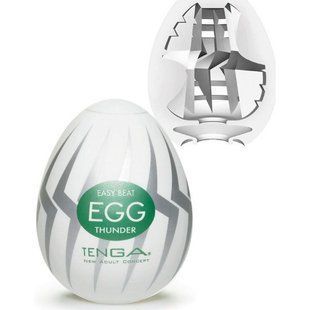 Мастурбатор-яйцо Tenga Egg Thunder (Молния) картинка