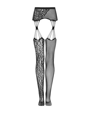 Еротичні колготки з імітацією панчіх і пояса Obsessive Garter stockings S821, розмір S/M/L зображення