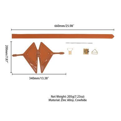Маска на очі шкіряна LOCKINK Vixen Blindfold Brown Set зображення