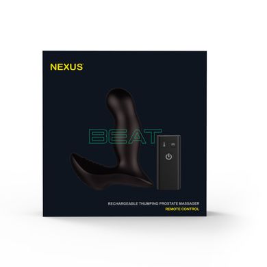 Вібромасажер простати з пульсуючою перлиною Nexus Beat (діаметр 4 см) зображення