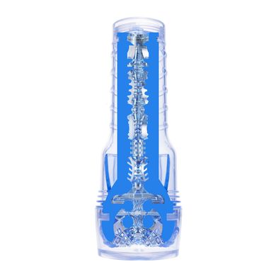 Прозорий мастурбатор – оральний секс (глибоке горло) Fleshlight Turbo Core Blue Ice зображення