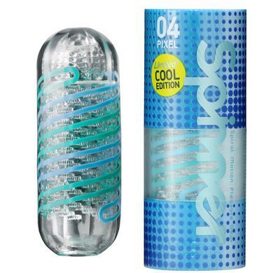 Мастурбатор с упругой спиралью Tenga Spinner 04 Pixel COOL EDITION (охлаждающий) картинка
