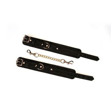 Наручники замшевые Liebe Seele Boudoir Amor Wrist Cuffs Black картинка