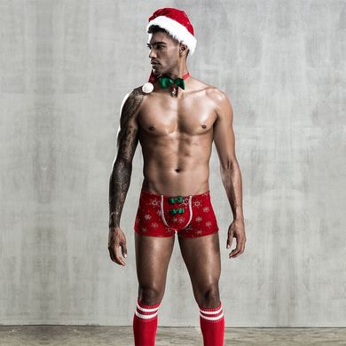 Новогодний мужской эротический костюм JSY "Любимый Санта", размер S/M картинка