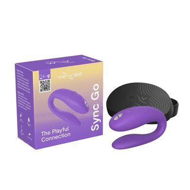 Смарт-вибратор для пар в футляре We-Vibe Sync GO Light Purpl (диаметр 3 см) картинка
