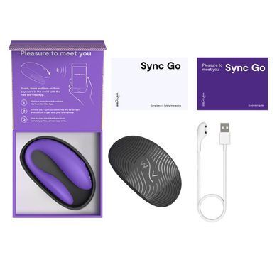 Смарт-вибратор для пар в футляре We-Vibe Sync GO Light Purpl (диаметр 3 см) картинка