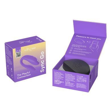 Смарт-вибратор для пар в футляре We-Vibe Sync GO Light Purpl (диаметр 3 см) картинка