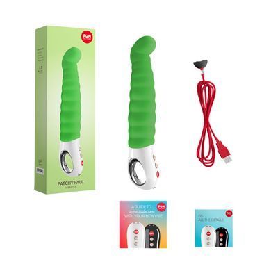 Вибратор для точки G Fun Factory PATCHY PAUL fresh green (диаметр 4,4 см) картинка