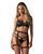 Сексуальный комплект с гартерами Obsessive Blomentis 3-pcs set, размер XS/S картинка