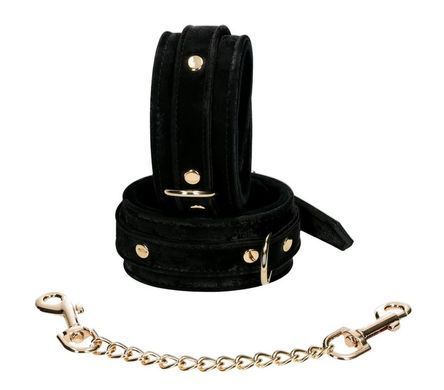 Наручники замшевые Liebe Seele Boudoir Amor Wrist Cuffs Black картинка