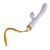 Вібратор-кролик з флогером LOCKINK SEVANDA Whip Vibrating Massage Wand White&Golden зображення
