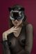 Шкіряна маска кішечки Feral Feelings Catwoman Mask, чорна картинка 1