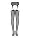 Сексуальні панчохи із поясом Obsessive Garter stockings S207, розмір S/M/L картинка 4