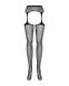 Сексуальні панчохи із поясом Obsessive Garter stockings S207, розмір S/M/L картинка 3