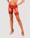 Чулки под пояс с широким кружевом Obsessive Lacelove stockings, размер M/L картинка