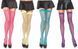 Чулки в мелкую сетку Leg Avenue Nylon Fishnet Thigh Highs OS Neon Blue картинка 6