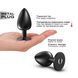 Металлическая анальная пробка Dorcel ONIX PLUG, размер L (диаметр 4,1 см) картинка 4