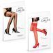 Панчохи з ажурною резинкою Anne De Ales CAMILLA T2 Red, червоні картинка 5