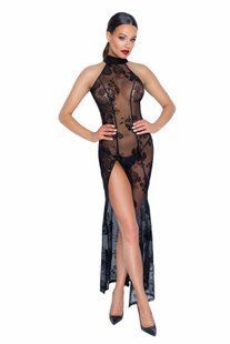 Сексуальна довга сукня з тюлю Noir Handmade F239 Long tulle dress, розмір L зображення