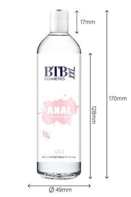 Анальный лубрикант на водной основе BTB Anal Relax, без запаха (250 мл) картинка