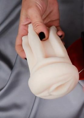 Мастурбатор-вагіна з вібрацією та аудіо ефектом Real Body Real Sucking Pussy 2 зображення