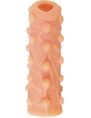 Насадка на член з отвором для мошонки Kokos Nude Sleeve NS 003, розмір M зображення