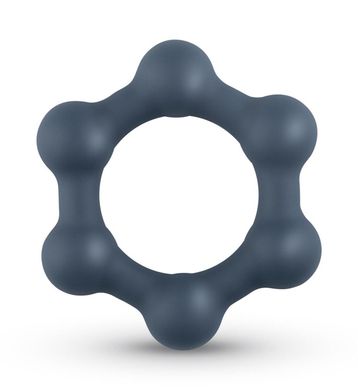 Ерекційне кільце з кульками Boners Hexagon Cock Ring зображення