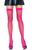 Панчохи у дрібну сітку Leg Avenue Nylon Fishnet Thigh Highs OS Neon Pink зображення