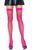 Чулки в мелкую сетку Leg Avenue Nylon Fishnet Thigh Highs OS Neon Pink картинка