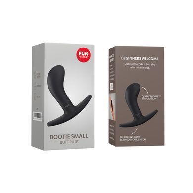 Анальна пробка Fun Factory BOOTIE Black, розмір S (діаметр 2,8 см) зображення