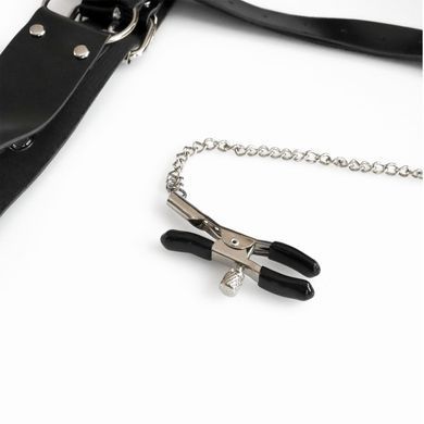 Бондажний набір із металевим анальним гаком №3 Art of Sex Beatrice Bondage set with anal hook №3 (діаметр кульок 3 та 3,2 см) зображення