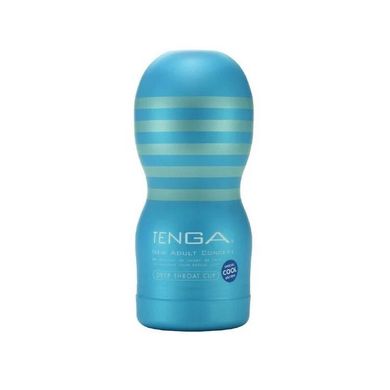Мастурбатор с охлаждающей смазкой Tenga Deep Throat Cup Cool Edition (глубокая глотка) картинка
