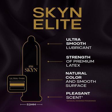 Презервативи безлатексні SKYN Elite, ультратонкі (3 шт) зображення