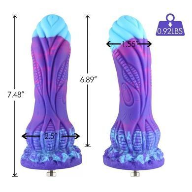 Силиконовый дилдо Hismith 7.48" Silicone Dildo HSA140 Monster Series (диаметр 4 см) картинка