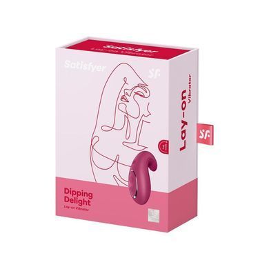 Вибратор Satisfyer Dipping Delight Berry (диаметр 4,6 см) картинка