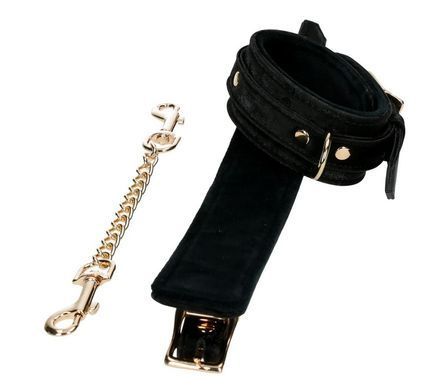 Поножі замшеві Liebe Seele Boudoir Amor Ankle Cuffs Black зображення