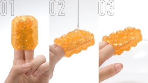 Міні-мастурбатор Tenga UNI Topaz, топазовий (з круглими виступами) зображення