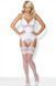Панчохи під пояс Obsessive 810-STO-2 stockings white, розмір S/M картинка 5