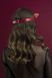Шкіряна маска кішечки Feral Feelings Catwoman Mask, червона картинка 2