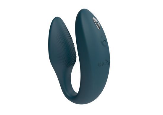 Смарт-вібратор для пар з пультом ДК We-Vibe SYNC 2 Green Velvet (ширина 3,3 см) зображення